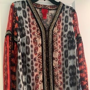 Beautiful lightweight blouse/tunic by Christina